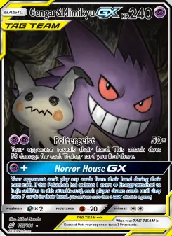 Gengar e Mimikyu GX