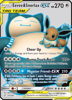Eevee e Snorlax GX