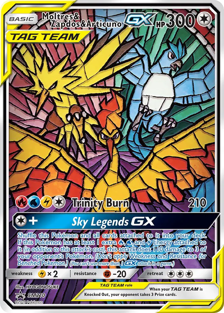 Moltres, Zapdos e Articuno GX