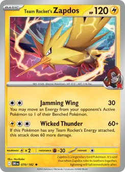Zapdos da Equipe Rocket
