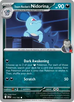 Nidorina da Equipe Rocket