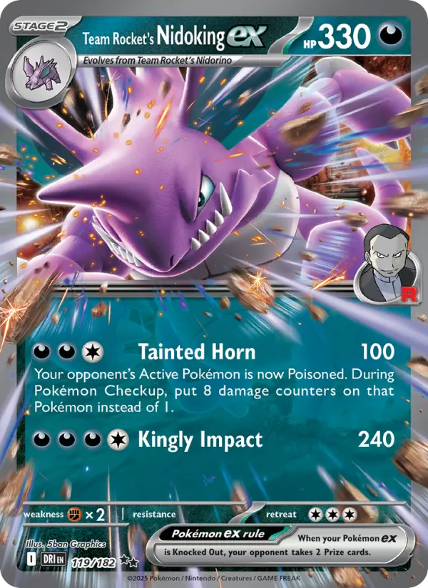 Nidoking ex da Equipe Rocket