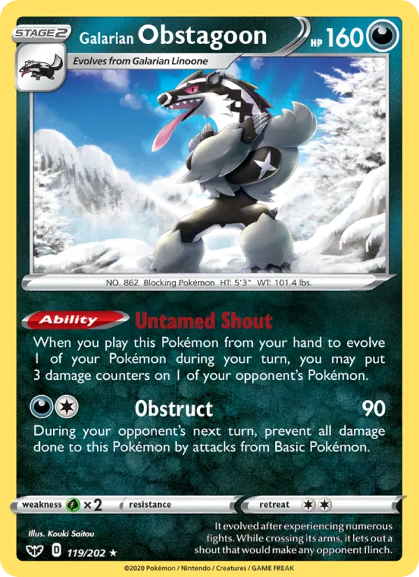 Obstagoon de Galar