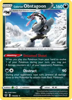 Obstagoon de Galar