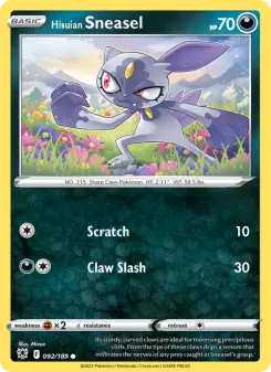 Sneasel de Hisui