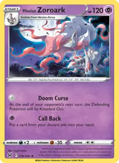 Zoroark de Hisui