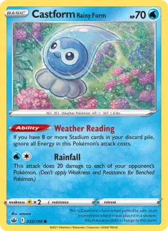 Castform Forma Chuvosa