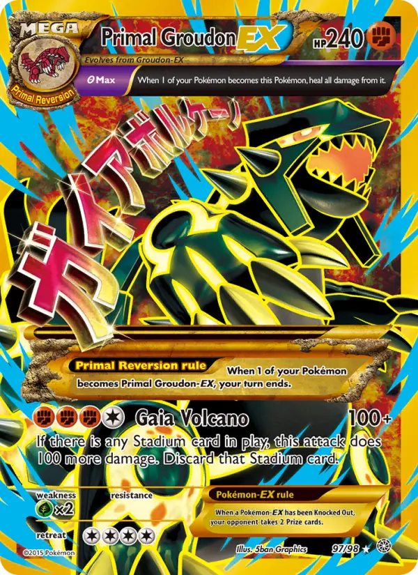 Groudon Primitivo EX